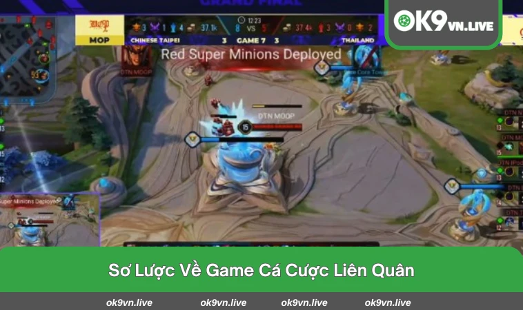 Giao diện đặt cược liên quân trực quan, dễ thao tác