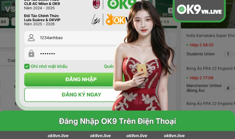 Người chơi đăng nhập bằng ứng dụng di động chỉ trong vài giây